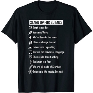 เสื้อยืดผ้าฝ้ายพิมพ์ลายแฟชั่น ขายดี เสื้อยืดลําลอง แขนสั้น พิมพ์ลาย Earth is not flat Vaccines เหมาะกับใส่ทํางานวิทยาศาส