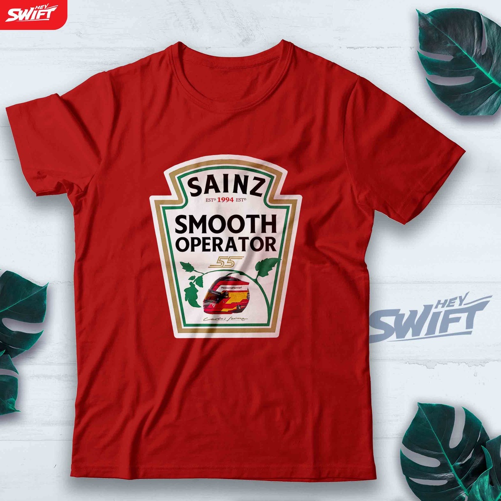 [COD]เสื้อยืด Carlos Sainz Smooth Operator Ferrari F1 DISTRO