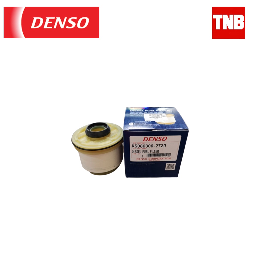 DENSO กรองน้ำมันดีเซล กรองโซล่า VIGO / FORTUNER / INNOVA / HIACE 04-14 / ALL NEW D-MAX / MU-X 2012