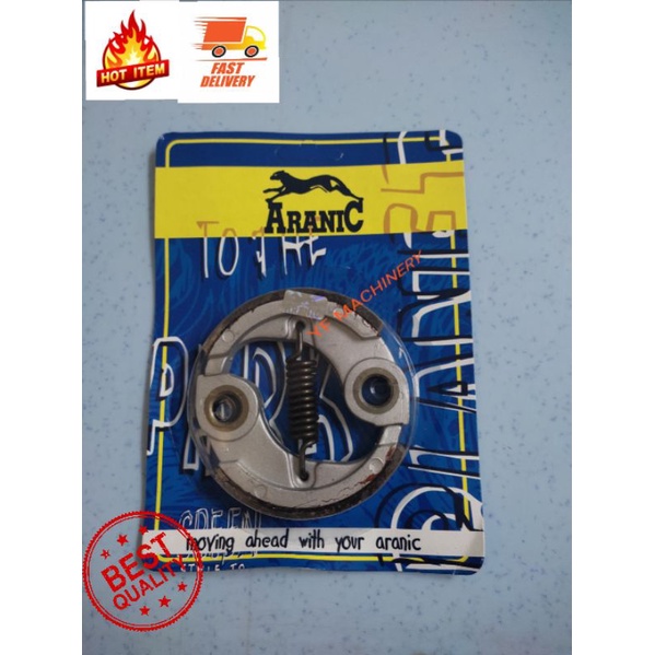 HEAVY DUTY TANIKA OGAWA FR3001 BG328 /T328/FR3001 CLUTCH SHOES(ARANIC)MADE IN GOOD QUALITY)