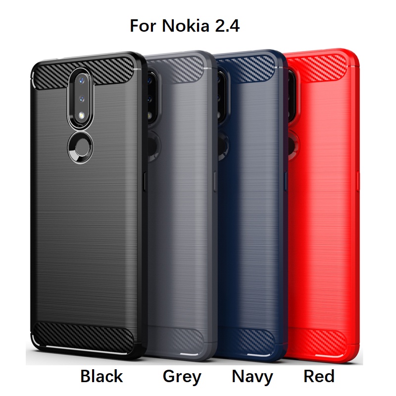เคสเคสโทรศัพท์คาร์บอน Nokia C32 C22 C12 Pro/Plus C300 C110 X10 X20 G10 G20 5.4 2.4 3.4 เคสโทรศัพท์แบ