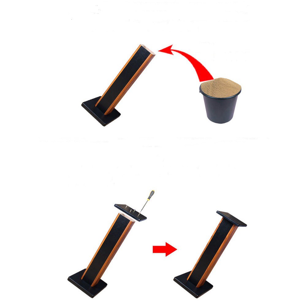 ขาตั้งลำโพงไม้ สูง 70 ซ.ม. 1 คู่