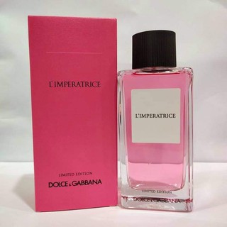 【ของแท้ 💯% 】⚡️ส่งฟรี 🚚 น้ำหอม  D&amp;G  Dolce &amp; Gabbana LImperatrice Limited  EDT 100ml . *กล่องขาย*