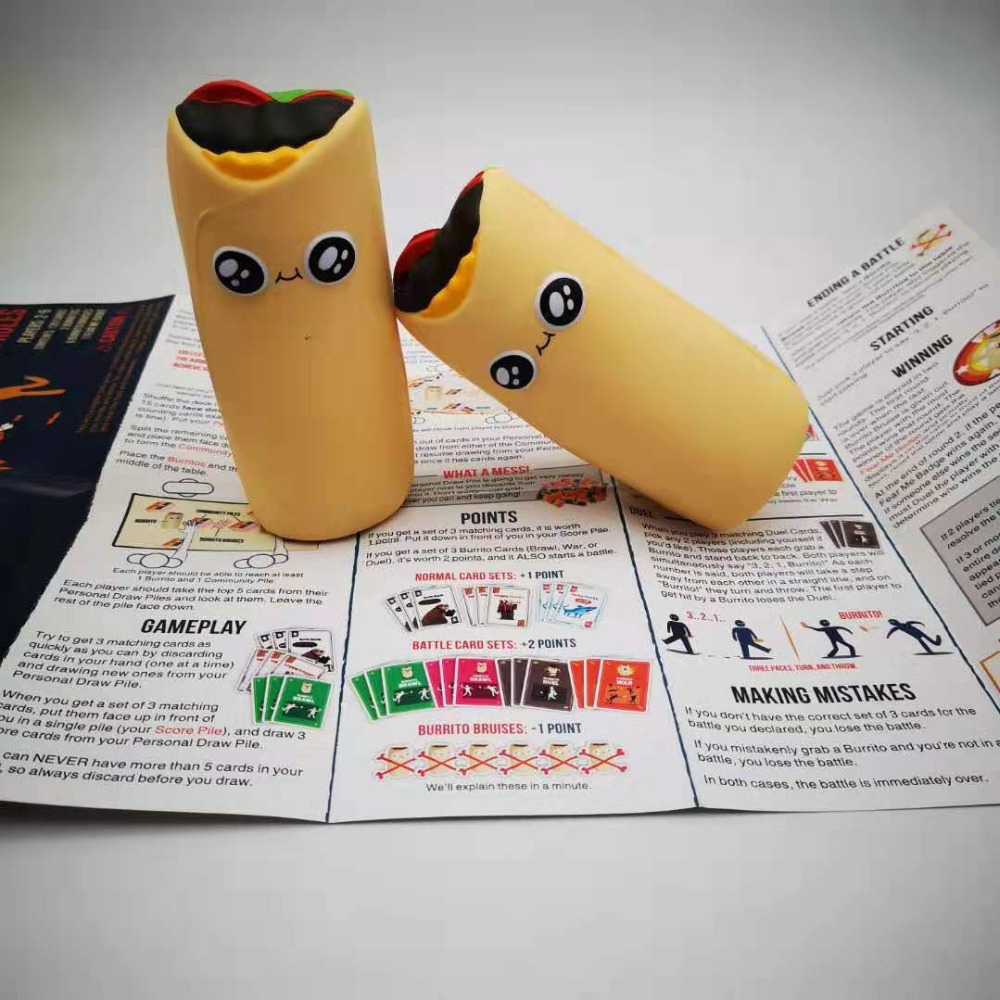 Throw Throw Burrito Board Game Family Party Reducing Pressure Game [English  Edition] | Shopee Thailand