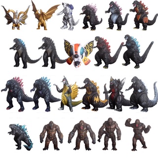 โมเดลฟิกเกอร์ รูปมังกร Godzilla King Kong Mothra Ghidorah ขนาด 8 ซม. ของเล่นสําหรับเด็ก