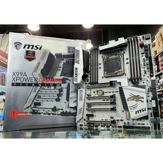 (ใหม่แท้มีประกัน)MSI X99A XPOWER GAMING TITANIUM (WIFI) (LGA 2011-V3)