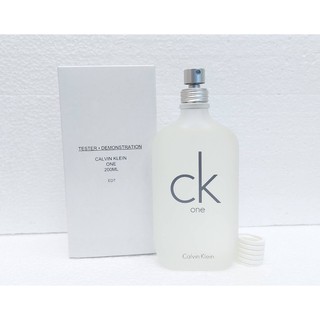 ปลอมคืนเงิน Calvin Klein CK One EDT 200ml. (Tester กล่องเทสเตอร์ ปริมาณเท่าสินค้าจริง)