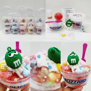 NEW PASTEL SLIME สไลม์ ไร้สารอันตรายDIY ICE CREAM BLIZZARD Icecream SWEET BROWNIE SLIME