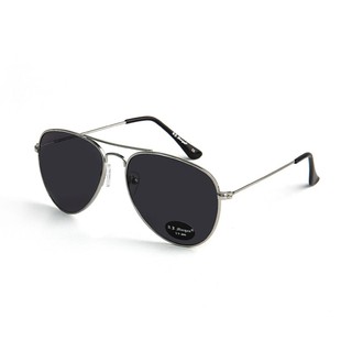 AJ Morgan Chris Sunglasses Silver, Black Lens แว่นกันแดด สีเงินเลนส์ดำ