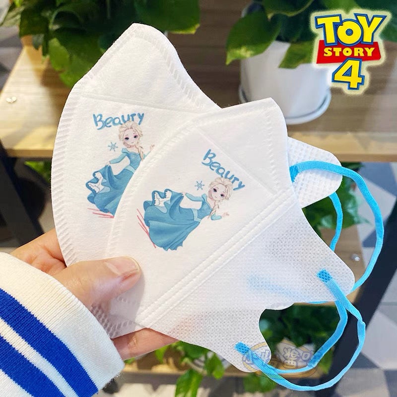 หน้ากาก ลายการ์ตูนเจ้าหญิงน่ารัก 3d คุณภาพสูง สําหรับเด็ก LB004MASK zg999thmask
