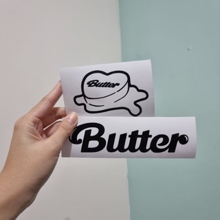 BTS Butter Waterproof Car, Tumbler, Glass, Laptop Sticker label