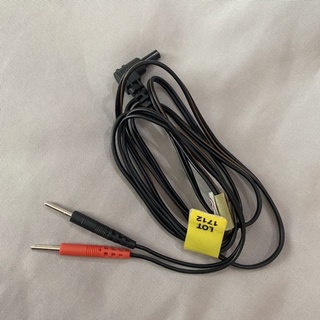 สายไฟเครื่องกระตุ้นไฟฟ้า TENS/EMS 1เส้น 2ขั้ว (ราคาต่อเส้น)