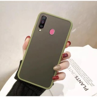 [ส่งจากไทย] เคสกันกระแทก ปุ่มสีผิวด้าน Case Samsung galaxy A20S เคสขอบนิ่มหลังแข็ง เคสโทรศัพท์ ซัมซุง