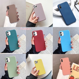 เคสโทรศัพท์ซิลิโคนสีพื้นสําหรับ Vivo Y93 Y91C Y 91 Y95 Y83 Y81 Y85 V9