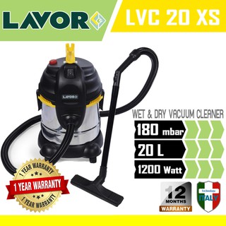 เครื่องดูดฝุ่น LAVOR รุ่น LVC 20 XS (20 ลิตร- 1200W)   รับประกันสินค้า 1 ปี