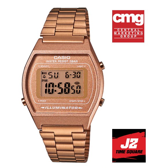 Casio Classic Rose Gold รุ่น B640WC - 5A นาฬิกาข้อมือของแท้ 100% พร้อมรับประกัน 1 ปีเต็ม