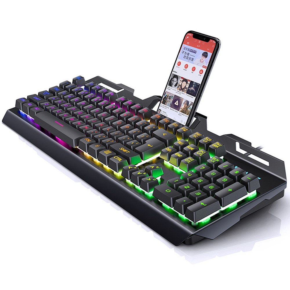 V2 104 Key Mechanical Keyboard Game Keyboards Desktop Computer Notebook