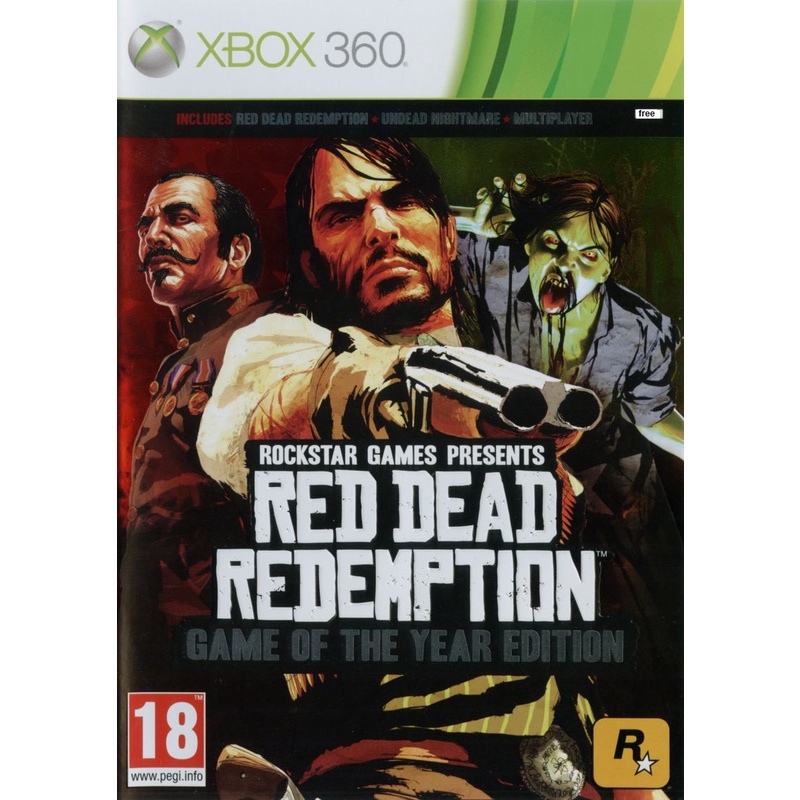 Red Dead Redemtion GOTY  เรดเดด รีเดมพ์ชั่น แผ่นเกม xbox 360 สำหลับเครื่องแปลง RGH/JTAC  LT2.0 LT3.0 แผ่น RF (ฟรีโซน)
