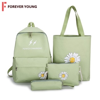 TForever Young-กระเป๋าเป้สะพายหลัง กระเป๋า Backpack รุ่น QX-1314 ได้ครบเซ็ท 4 ใบ พร้อมส่ง