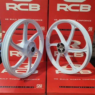 ล้อแม็ก(Racing Boy) ขอบ 17 CZ-I/WAVE 110-I NEW/W125I NEW ปลาวาฬ L.E.D สีขาวล้วน (ลาย588) รหัสสินค้า 043033