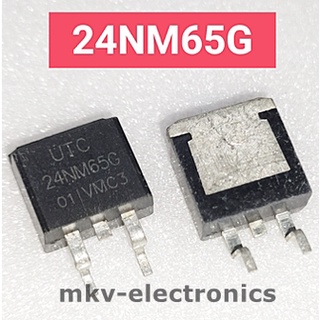 (1ตัว) 24NM65G , UTC24NM65G ใช้แทนเบอร์ 24N60DM2 , 24A 650V TO-263 (รหัสสินค้า M02959)