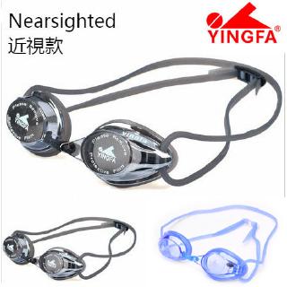 YIngfa Nearsighted สายตาสั้น OK570AF แข่งแว่นตากรอบเล็กแว่นตาว่ายน้ำการฝึกอบรมแว่นตาป้องกันหมอก