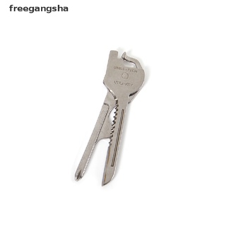 [FREG] 6 in 1 EDC Multi Pocket Keytool Carabiner Multipurpose Keychain Gadget Clip Gear FDH