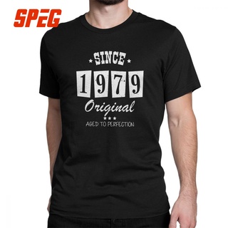 【Hot】Since 1979 Original Vintage T Shirts For Men Age Perfect Unique Clothes Tshirts Tees 4X 5X vWi6