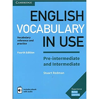 หนังสือภาษาอังกฤษ English Vocabulary in Use Pre-intermediate and Intermediate Book with Answers and Enhanced eBook