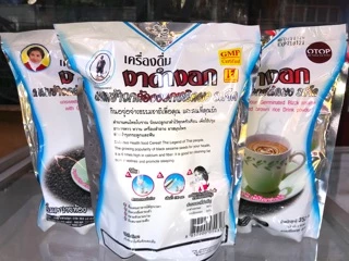 แม่อุษา อาหารเสริม เครื่องดื่ม งาดำงอก รสจืด Unsweetened flavour germinated black sesame and brown rice