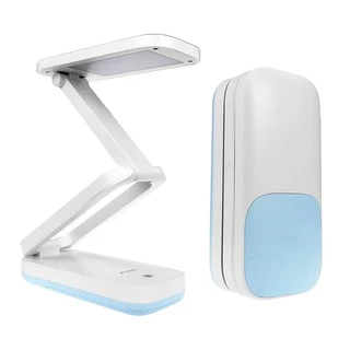 โคมไฟตั้งโต๊ะ โคมไฟอ่านหนังสือ ชาร์จไฟ LED แสงขาว ปรับแสงได้ รุ่น KM-6725 โคมไฟ ไฟตั้งโต๊ะ