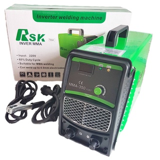 ตู้เชื่อมไฟฟ้ารุ่นใหม่ RSK MMA 350 IGBT วัตต์เต็ม เครื่องเชื่อมที่ช่างเชื่อมมืออาชีพเลือกใช้