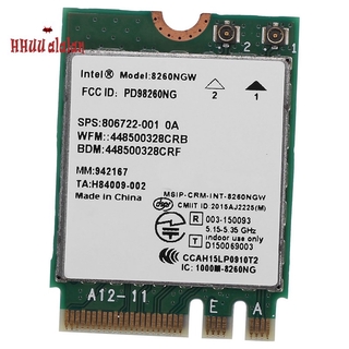 ใหม่ Dual Band สําหรับ Intel Wireless -Ac 8260 8260 Ngw Ngff 2X2 Wifi 802 . 11Ac 867 Mbps Wi - Fi + บลูทูธ 4 . 2 Wlan Cards 7 8 10 การ์ดอินเตอร์เน็ตไร้สาย