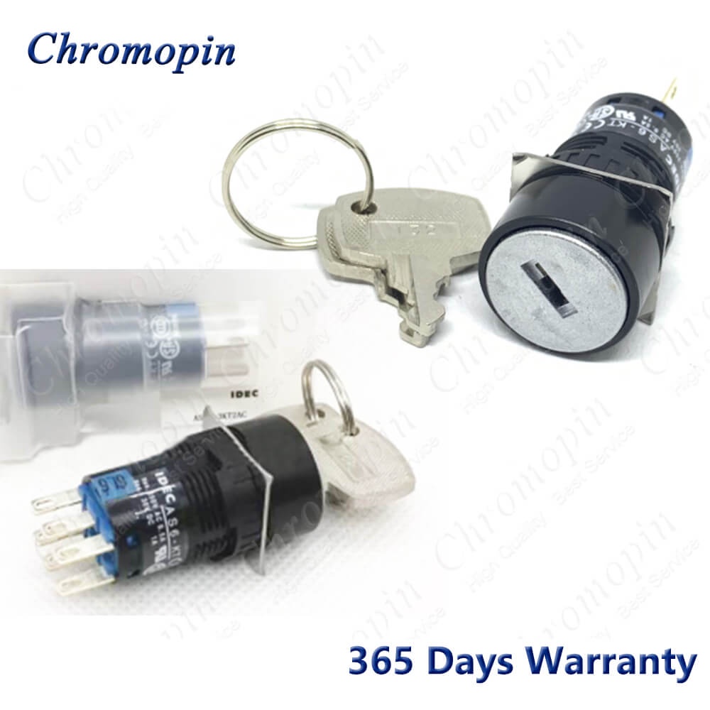 ใหม่สําหรับ IDEC AS6M-3KT2PA AS6M-3KT2AC สวิทช์กุญแจสําหรับ IDEC AS6M-3KT2PA AS6M-3KT2AC Key