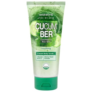 Free Delivery Watson Cucumber Cream Scrub 200g. Cash on delivery