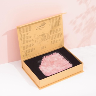 มาส์กหน้าหินโรสควอตซ์ Rose Quartz Eyes Mask ลดอาการหน้าบวม ตาบวม ช่วยให้ผิวเรียบเนียนสม่ำเสมอ