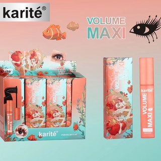 มาสคาร่า NO-56773-47ติดทน 24 ชั่วโมงกันน้ำ karite volume maxi ไม่หลุดร่วงง่าย ไม่เลอะ ไม่เปื้อนบางเป็นธรรมชาตินุ่ม 11ml