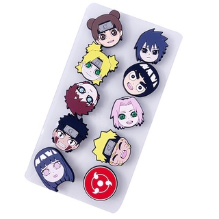 CROCS อุปกรณ์เสริม จี้การ์ตูนนารูโตะ Jibbitz Sasuke Jibitz Charm Itachi Croc Jibbits สําหรับตกแต่งรองเท้าเด็ก