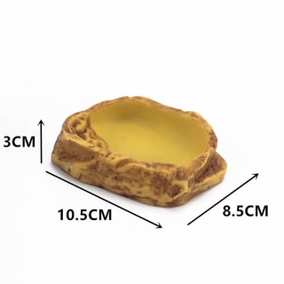 Reptile Structure ถาดอาหาร ที่ใส่อาหารและน้ำสำหรับ กิ้งก่า เต่าบกโต