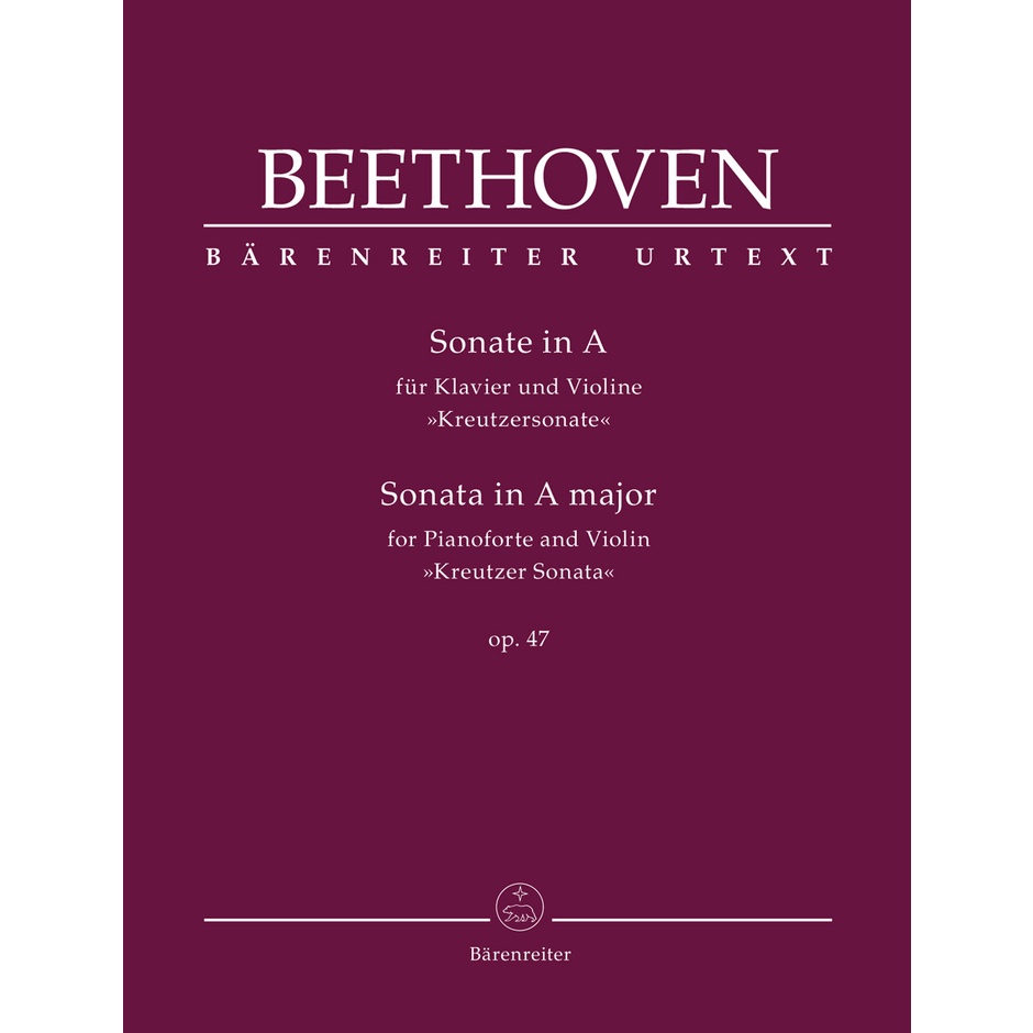 Beethoven Sonata for Pianoforte and Violin in A major op. 47 "Kreutzer Sonata" (BA10938) 9790006568512