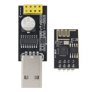 Esp01 อะแดปเตอร์โปรแกรมเมอร์ไร้สาย Espio 0 Esp - 01 Esp8266 Ch340G Usb Ke Esp8266 Serial Inventor. Th