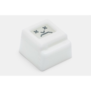 GEN.S MONITOR SCREEN V2 RESIN ARTISAN KEYCAP - White คีย์แคปงานฝืมือสีขาว