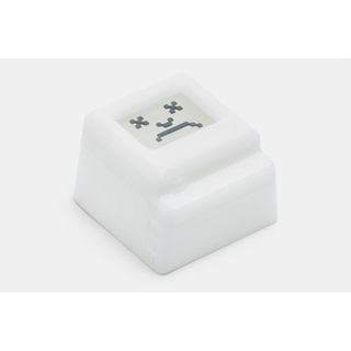 GEN.S MONITOR SCREEN V2 RESIN ARTISAN KEYCAP - White คีย์แคปงานฝืมือสีขาว