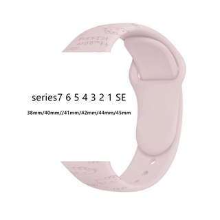 สําหรับแอปเปิ้ลวอช สายหนังนาฬิกา watch series7 6 5 4 3 2 1 SE สายนาฬิกา smart watch ขนาด38mm/40mm/41mm/42mm/44mm/45mm