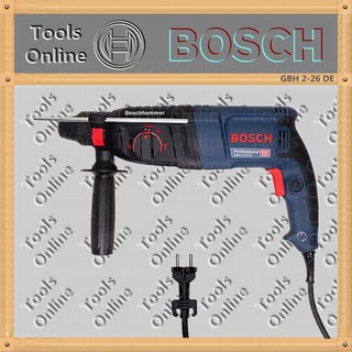 BOSCH สว่านโรตารี่ รุ่น GBH 2-26 DE ของแท้ มีใบรับประกัน โรตารี่ 3 ระบบ