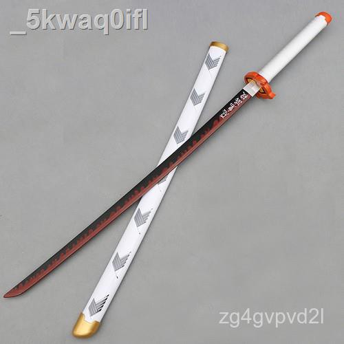 ❤️ มีของพร้อมส่ง ❤️104ซม Demon Slayer ทำด้วยไม้ ดาบ Wooden Sword Kimetsu No Yaiba Hashibira Inosuke Kamado Tanjirou Zeni