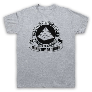 เสื้อยืดผ้าฝ้าย พิมพ์ลาย NINETEEN EIGHTY-FOUR 1984 STRY OF TRUTH TRUE ADULTS 1 BHeopa19DDaofh92Size S-5XL