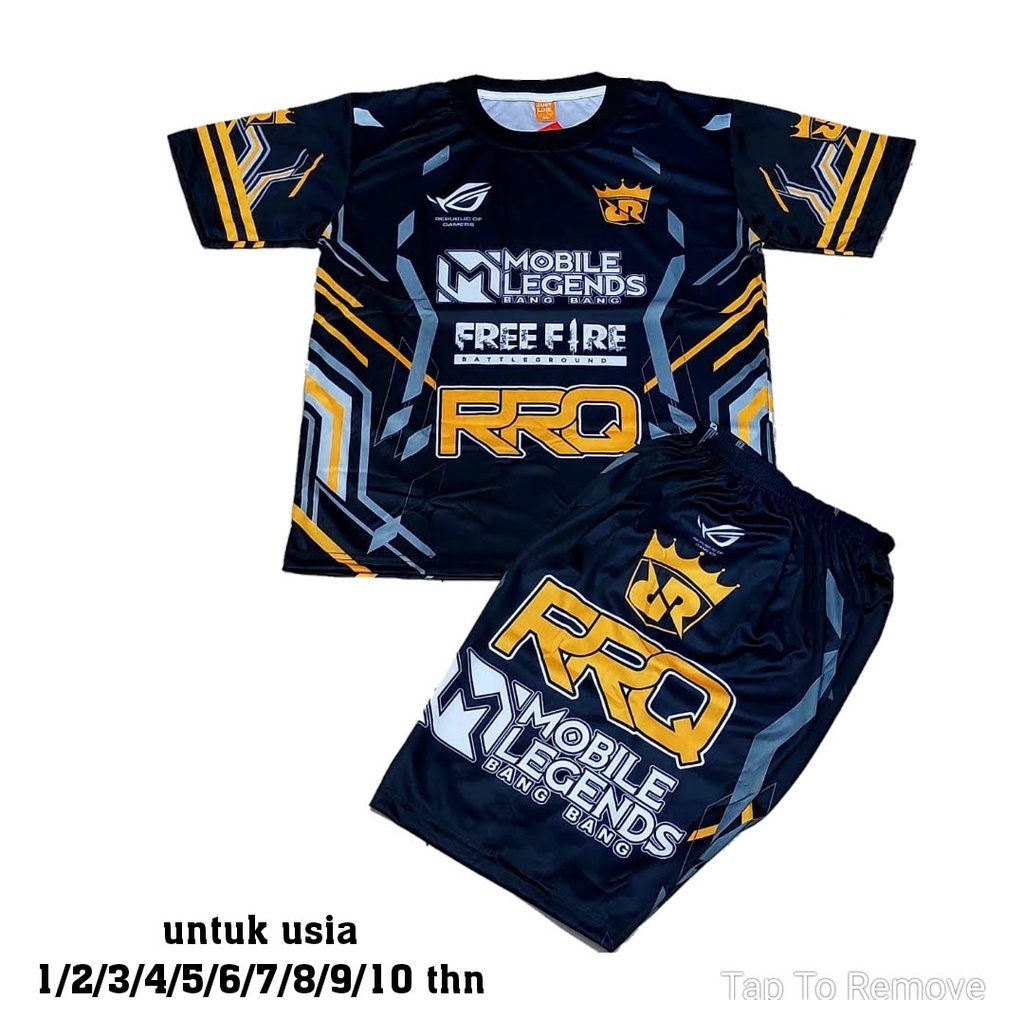 Free Fire MOBILE LEGENDS Gaming Clothes Set EVOS ROAR ONIC ALTER EGO MOBILE LEGENDS HERRO RRQ Boys A