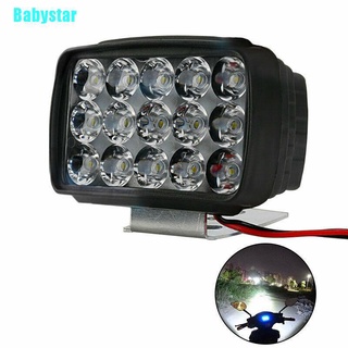 (Babystar) ไฟสปอตไลท์ Led 15 ดวง 1000 Lm Motos สําหรับติดด้านหน้ารถมอเตอร์ไซค์