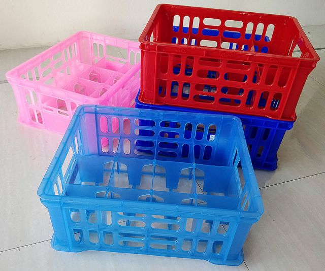ลังใส่แก้ว 12ช่อง ลังคว่ำแก้ว 25.5x33.5x14.3cm 2ใบ65 7ใบ60